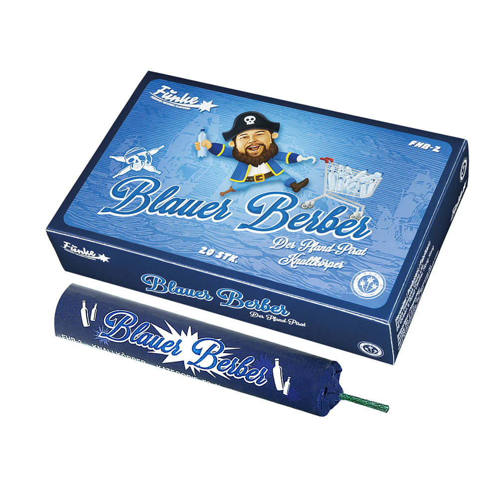 Blauer Berber / 20 Stück Kracher 