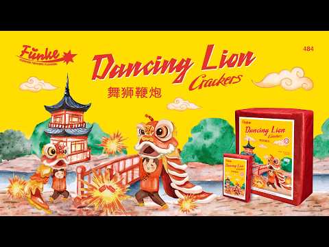 Böller Cannon-Cracker Dancing Lion